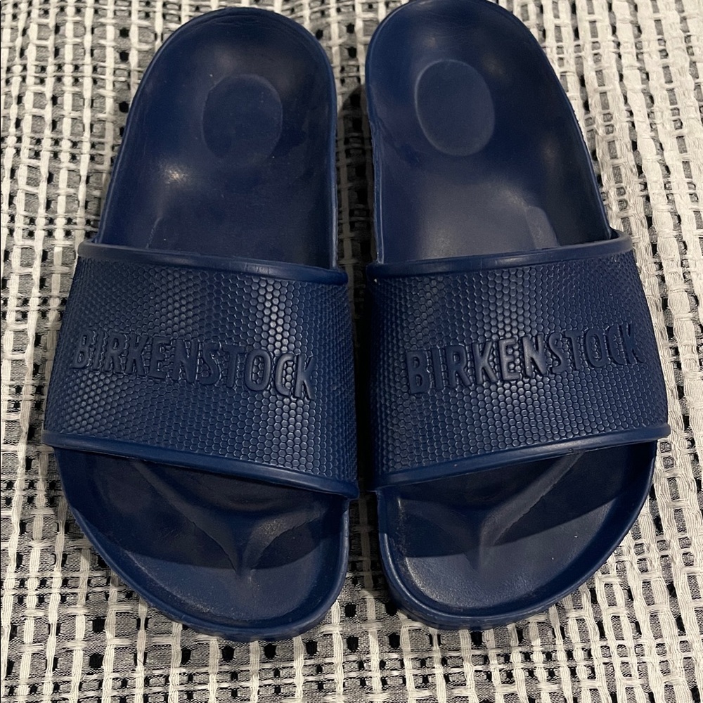 Birkenstock Navy slides Sandals size 7-7.5 37